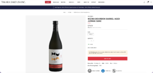 MU:WA Bourbon Barrel Aged Junmai Sake