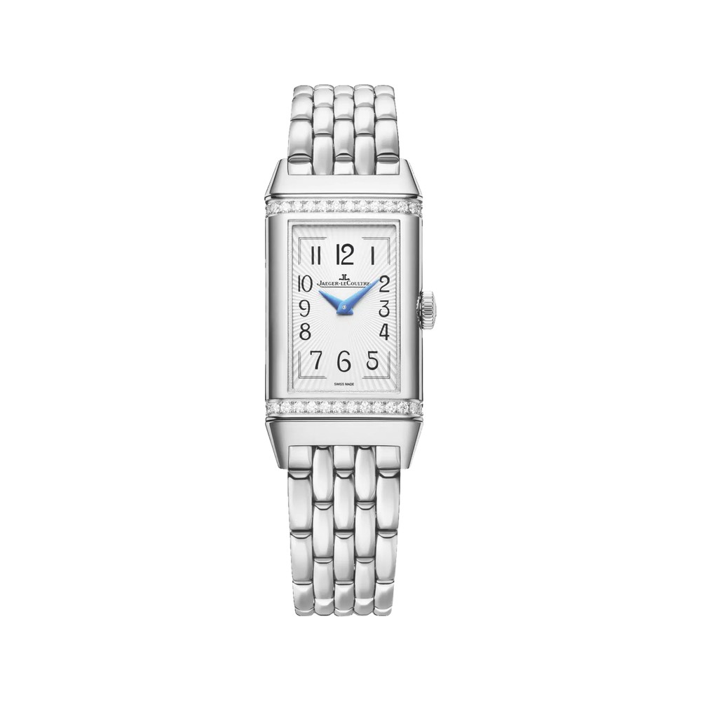 Jaeger-LeCoultre Reverso One Duetto Jaeger-LeCoultre Reverso One Duetto steel watch with diamond-set case